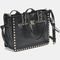 Bolsa Feminina Via Marte Tote Grande B1-123-01 Preto Incolor - Marca Via Marte