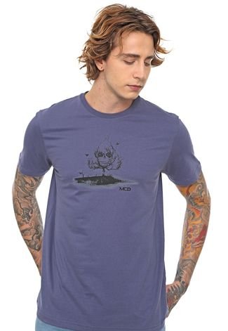 Camiseta MCD Skull Tree Azul