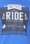 Camiseta Ride Skateboard Distilled Azul - Marca Ride Skateboard