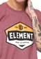 Camiseta Element Construct Vinho - Marca Element