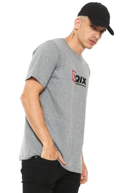 Camiseta Qix Logo Cinza - Marca Qix