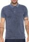 Camisa Polo Aramis Floral Azul - Marca Aramis