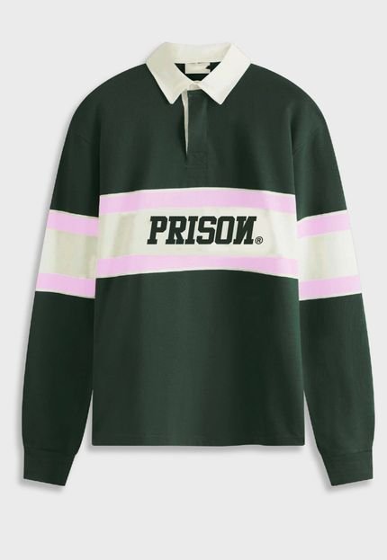 Camisa Prison Polo Manga Longa Green - Marca Prison