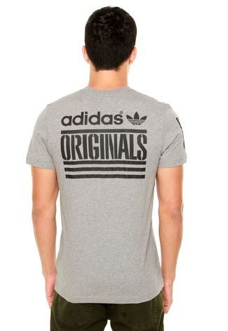 Camiseta adidas Originals Originals Graphic Cinza