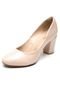 Scarpin DAFITI SHOES Salto Grosso Nude - Marca DAFITI SHOES