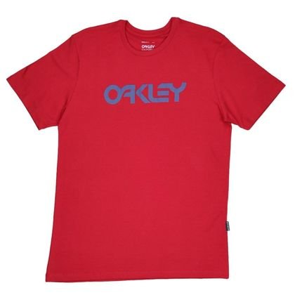 Camiseta Oakley Mark 2 SS Tee - Athletic Heather Grey - M Vinho - Marca Oakley