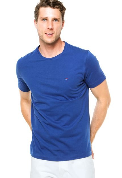 Camiseta Aramis Bordado Azul - Marca Aramis