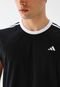 Regata adidas Sportswear Reta All Word Preta - Marca adidas Sportswear