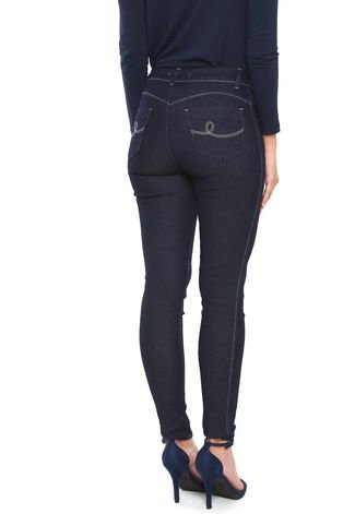Calça Jeans GRIFLE COMPANY Skinny Botões Azul