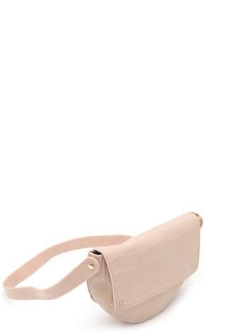 Bolsa/Pochete Petite Jolie Jix Nude Croco PJ4976 - Via Colors - Calçapé  Calçados