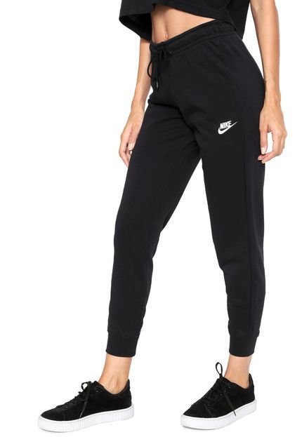 Calça Moletom Nike Sportswear Jogger Nsw Essntl Pant Tight Preta - Marca Nike Sportswear
