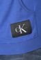 Suéter Tricot Calvin Klein Jeans Liso Azul - Marca Calvin Klein Jeans