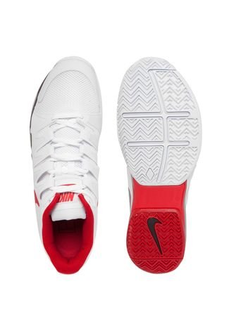 Tênis Nike Zoom Vapor 9.5 Tour Branco/Vermelho
