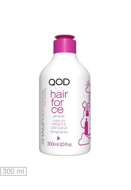 Shampoo QOD City Hair Force 300ml - Marca QOD City