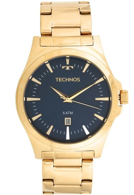 Relógio Technos 2115LAN/4A Dourado/Azul-Marinho - Marca Technos 