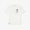 Camiseta de algodão Piqué Patente nas Costas Branco - Marca Lacoste
