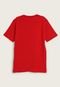 Camiseta Infantil adidas Essentials Big Logo Vermelha - Marca adidas