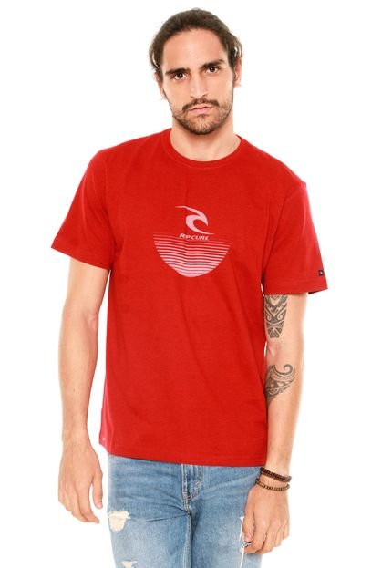 Camiseta Rip Curl The Corpo Vermelha - Marca Rip Curl