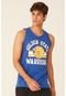 Regata Basquete Mitchell & Ness NBA Estampada Golden State Warriors Azul - Marca Mitchell & Ness
