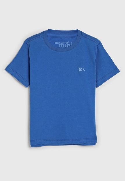 Camiseta Reserva Mini Infantil Logo Azul - Marca Reserva Mini