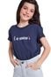 Camiseta Estampada E O Meu Reserva Mini Azul Marinho - Marca Reserva Mini