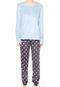 Pijama Any Any Soft Dots Azul - Marca Any Any