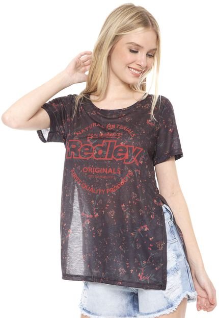 Camiseta Redley Liberty Preto - Marca Redley