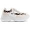 Sneaker Feminino Chunky Animal Print Zebra Flatform Casual Branco - Marca Sapatore