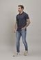 Camiseta Masculina Gola Polo na Cor Marinho Dialogo Jeans - Marca Dialogo Jeans
