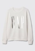 Blusa de Moletom Fechada GAP Logo Off-White - Marca GAP