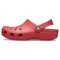 Sandália Crocs Classic Clog Infantil Pepper - 24/25 Vermelho - Marca Crocs