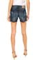 Short Jeans Colcci Desgates Estonado Azul - Marca Colcci