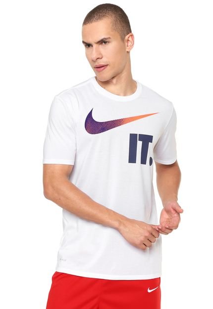 Camiseta Nike Nk Dry Check It Branca - Marca Nike