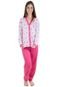 Kit 2 Pijamas Abertos Linha Noite com Botão Amamentação - Marca Linha Noite