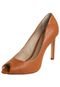 Peep Toe Capodarte Folha Marrom - Marca Capodarte