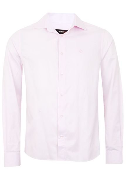 Camisa Forum Fred Textura Rosa - Marca Forum