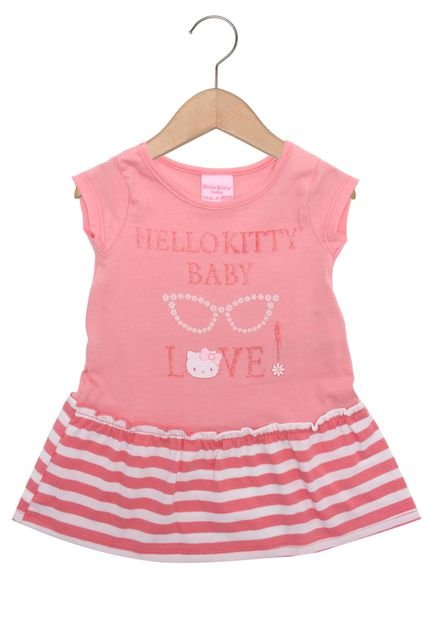 Vestido Hello Kitty Menina Rosa - Marca Hello Kitty