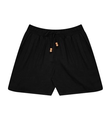 Shorts Feminino Plus Size Viscose Secret Glam Preto - Marca Secret Glam