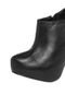 Ankle Boot Couro My Shoes Fashion Preto - Marca My Shoes