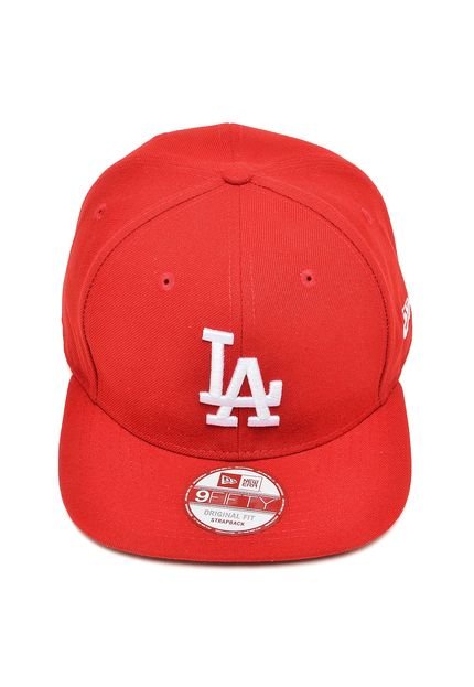 Boné New Era Strapback Los Angeles Dodgers Vermelho - Marca New Era