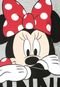 Moletom Flanelado Fechado Cativa Disney Minnie Cinza - Marca Cativa Disney