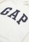 Blusa Infantil de Moletom GAP Logo Branca - Marca GAP