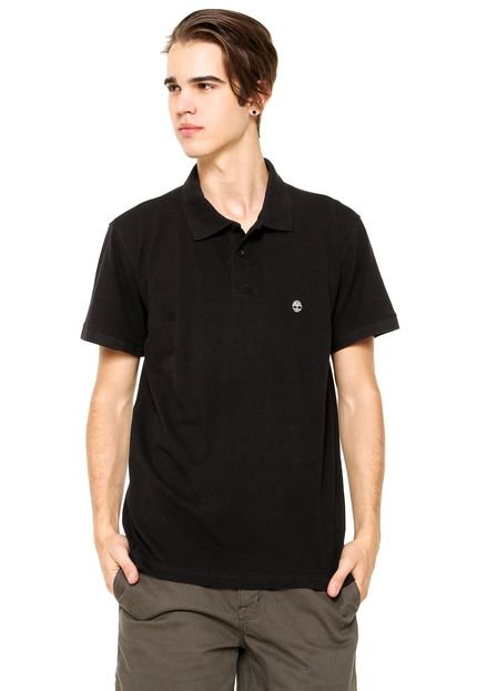 Camisa Polo Timberland Millers River Preto - Marca Timberland