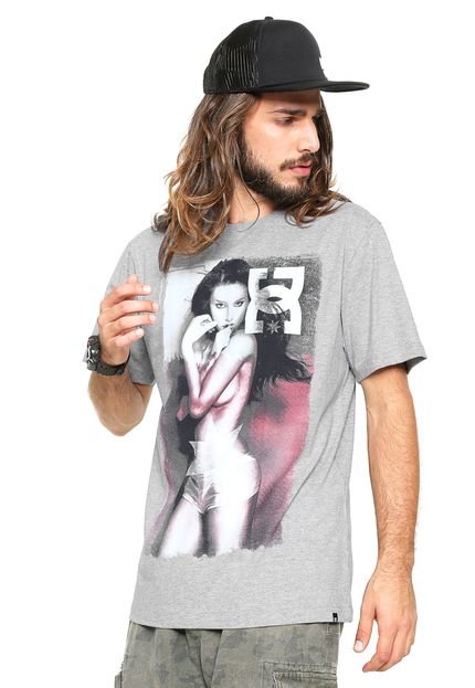 Camiseta DC Shoes Flagranti Cinza - Marca DC Shoes