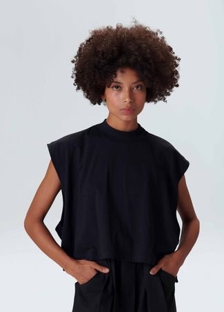 Blusa Cropped Duo Colete