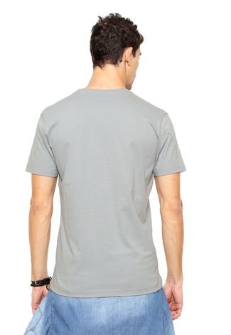 Camiseta Von Dutch  Estampada Cinza