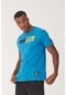 Camiseta Starter Estampada Azul Mescla - Marca STARTER