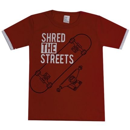 Camiseta Infantil Menino Shred the Streets Lookinhos Baby - Marca Lookinhos Baby