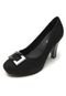 Scarpin Piccadilly Metal Preto - Marca Piccadilly