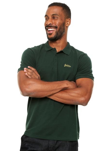 Camisa Polo Cavalera Assinatura Verde - Marca Cavalera